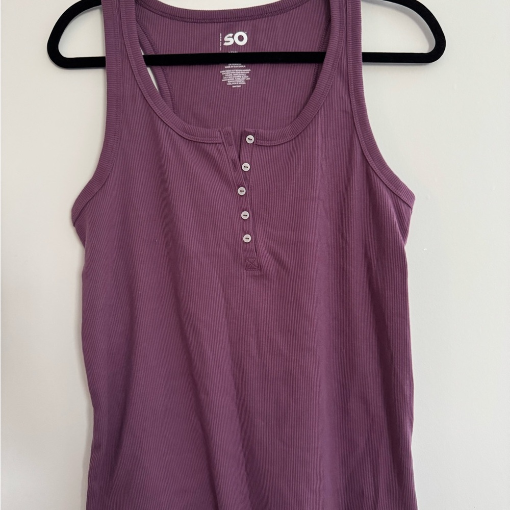 SO Women's Purple Tank Top